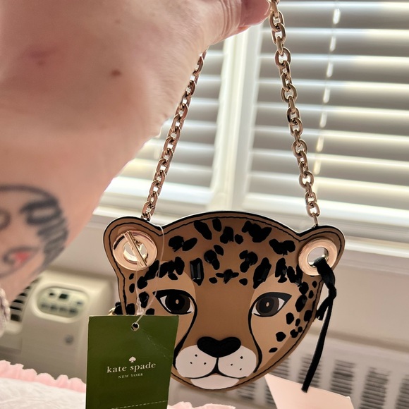 Kate Spade Leopard coin purse - Picture 6 of 9